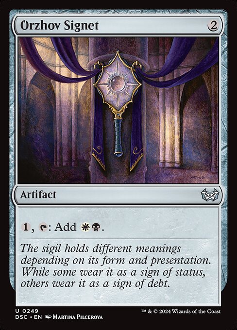 Orzhov Signet (249) - Duskmourn: House of Horror Commander - Game On
