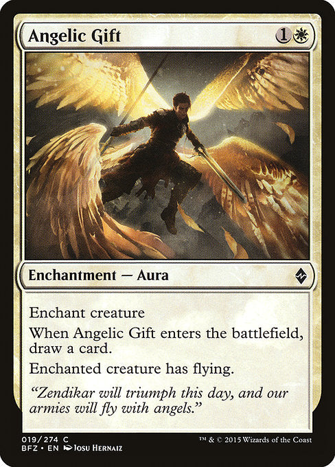 Angelic Gift (19) (Foil) - Battle for Zendikar - Game On