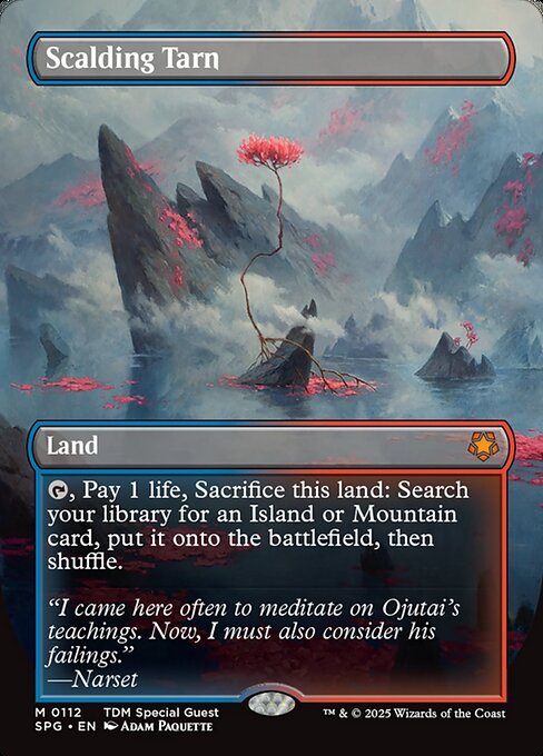 Scalding Tarn (112) - BORDERLESS (Foil) - Special Guests - Game On