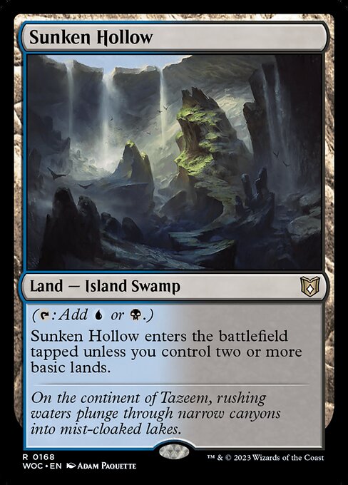 Sunken Hollow (168) - Wilds of Eldraine Commander - Game On