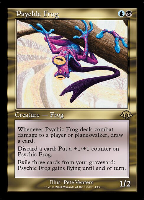 Psychic Frog (433) (Foil) - Modern Horizons 3 - Game On