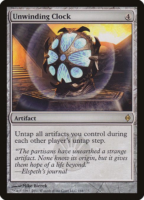 Unwinding Clock (164) (Foil) - New Phyrexia - Game On