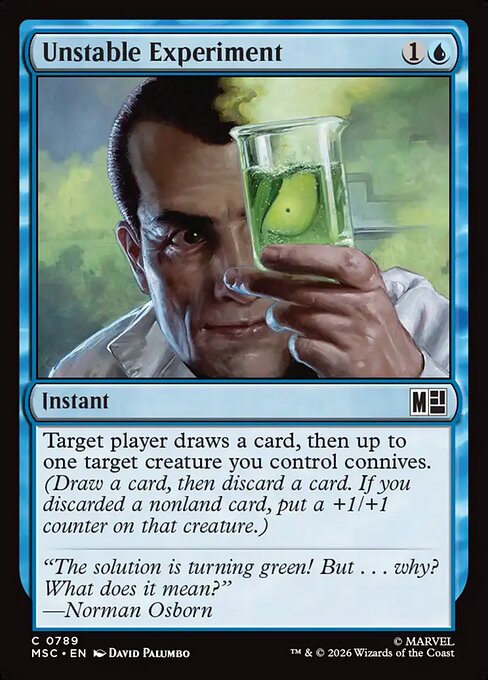 Unstable Experiment (789) - Marvel Super Heroes Commander - Game On