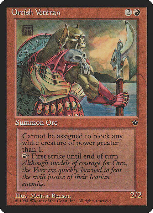 Orcish Veteran (62d) - Fallen Empires - Game On