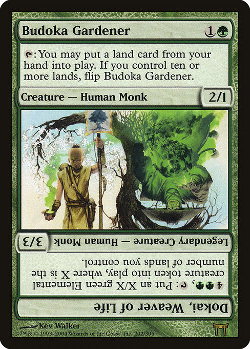 Budoka Gardener // Dokai, Weaver of Life (202) - Champions of Kamigawa - Game On