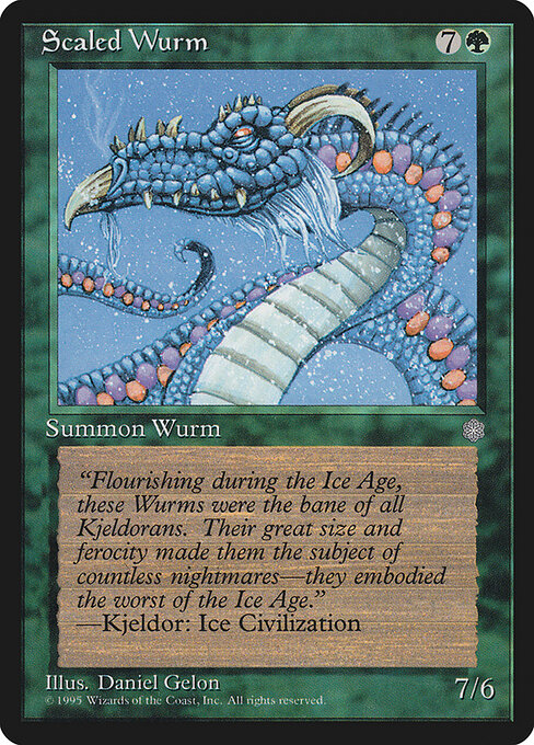 Scaled Wurm (262) - Ice Age - Game On