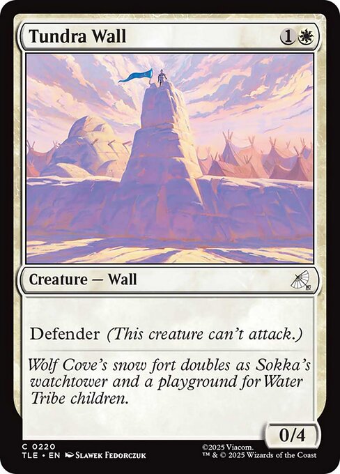 Tundra Wall (220) (Foil) - Avatar: The Last Airbender Eternal - Game On