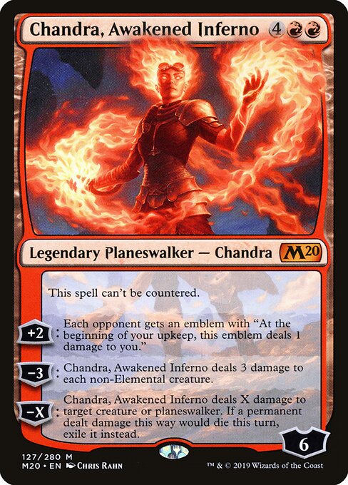 Chandra, Awakened Inferno (127) - Core Set 2020 - Game On