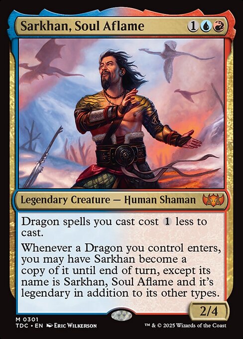 Sarkhan, Soul Aflame (301) - Tarkir: Dragonstorm Commander - Game On