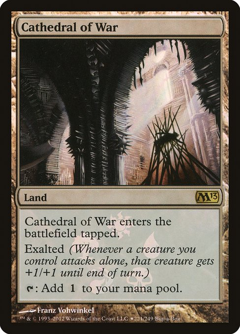 Cathedral of War (221★) (Foil) - Magic 2013 Promos - Game On