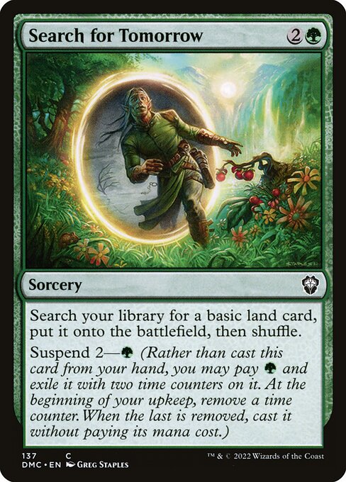 Search for Tomorrow (137) - Dominaria United Commander - Game On