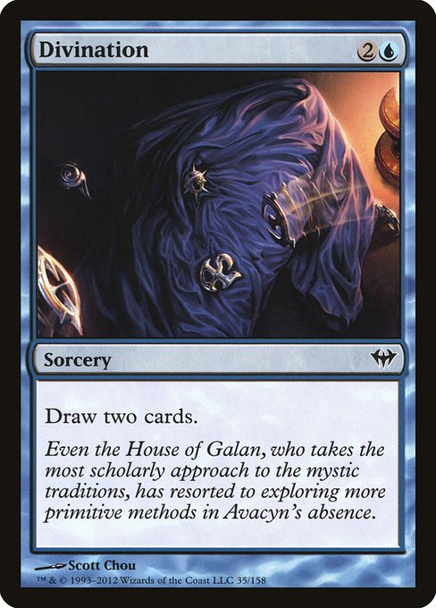 Divination (35) (Foil) - Dark Ascension - Game On