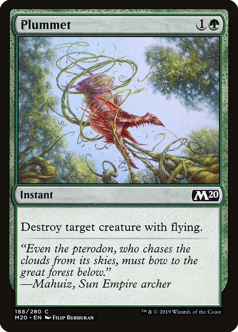 Plummet (188) (Foil) - Core Set 2020 - Game On