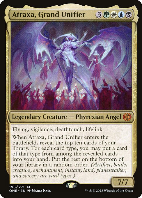 Atraxa, Grand Unifier (196) - Phyrexia: All Will Be One - Game On