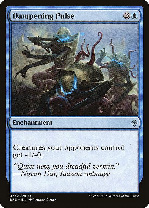 Dampening Pulse (75) (Foil) - Battle for Zendikar - Game On