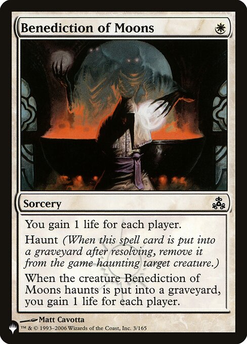 Benediction of Moons (GPT-3) - The List - Game On