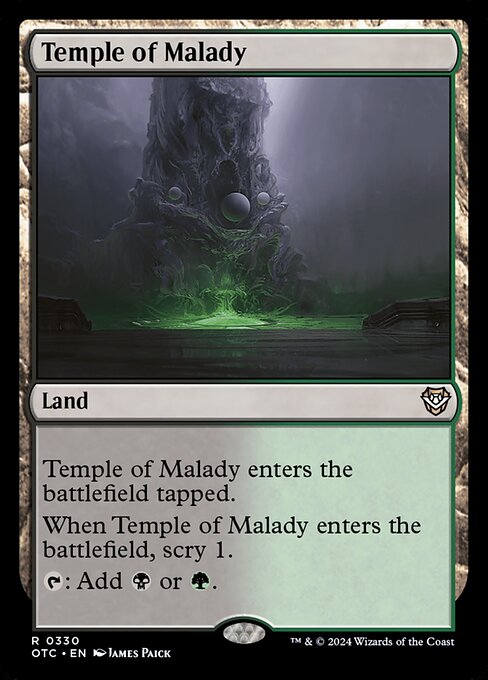 Temple of Malady (330) - Outlaws of Thunder Junction Commander - Game On