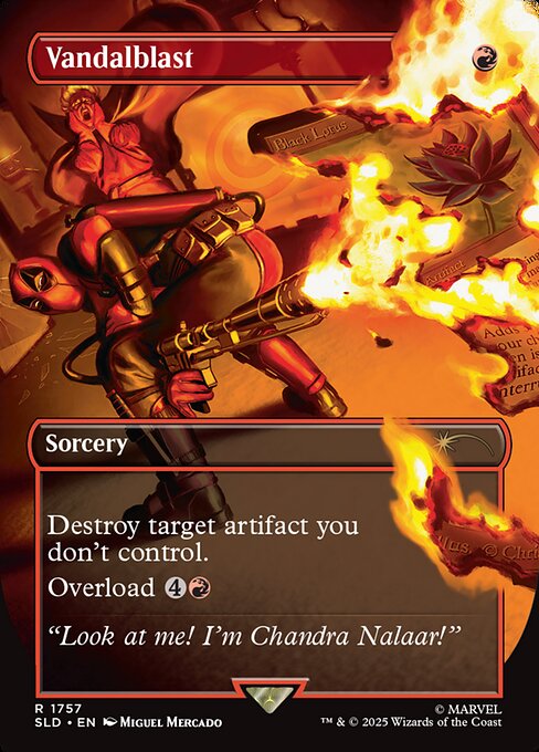 Vandalblast (1757) - BORDERLESS (Foil) - Secret Lair Drop - Game On