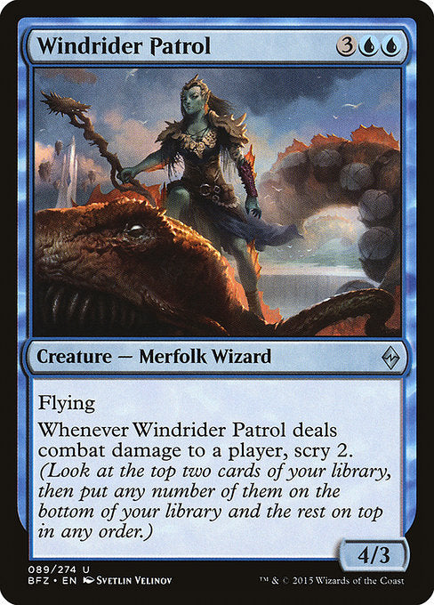 Windrider Patrol (89) (Foil) - Battle for Zendikar - Game On