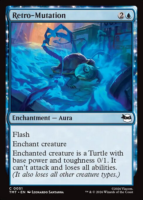 Retro-Mutation (51) (Foil) - Teenage Mutant Ninja Turtles - Game On