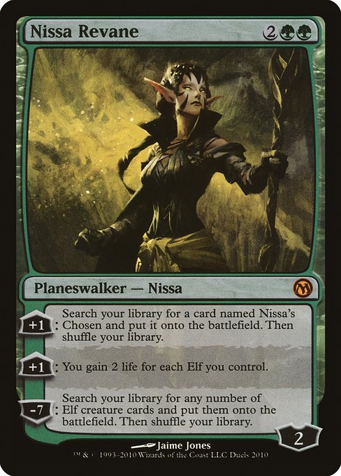 Nissa Revane (2) (Foil) - Duels of the Planeswalkers 2010 Promos - Game On