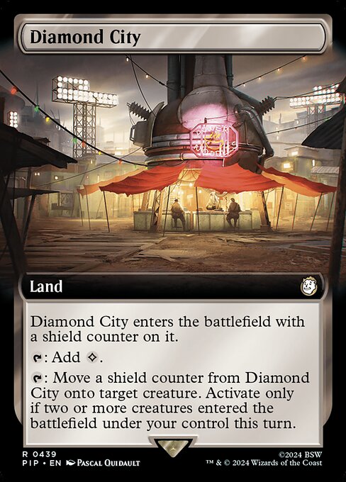 Diamond City (439) - EXTENDED ART (Foil) - Fallout - Game On