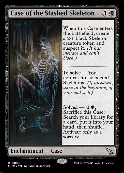 Case of the Stashed Skeleton (80) (Foil) - Murders at Karlov Manor - Game On