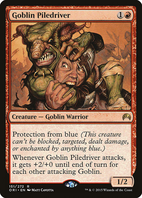 Goblin Piledriver (151) (Foil) - Magic Origins - Game On