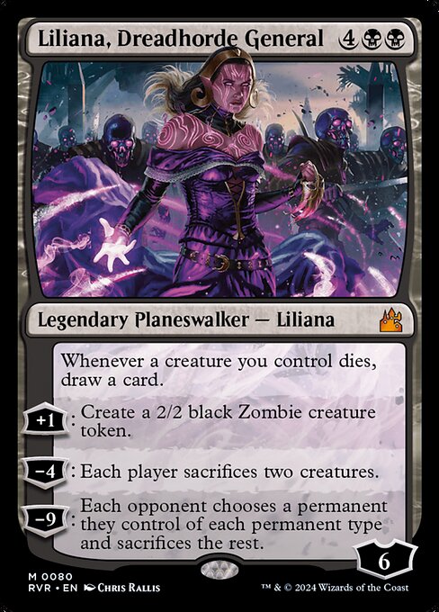 Liliana, Dreadhorde General (80) - Ravnica Remastered - Game On
