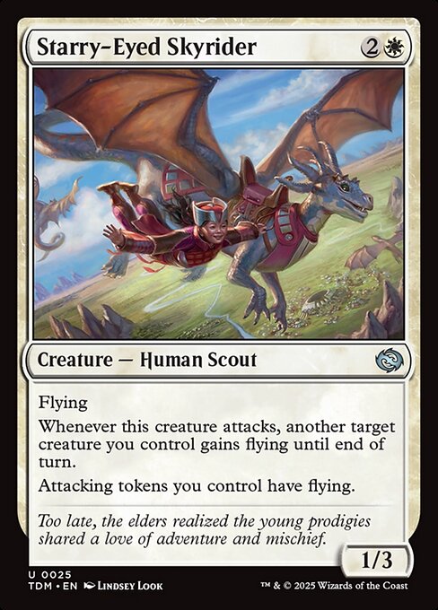 Starry-Eyed Skyrider (25) - Tarkir: Dragonstorm - Game On