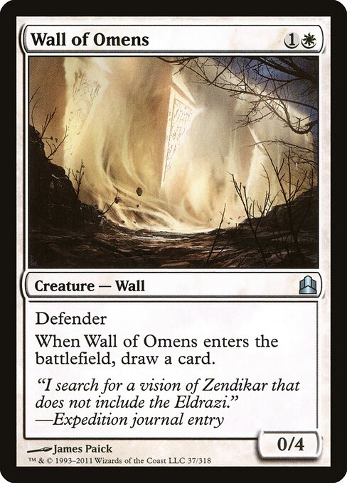 Wall of Omens (37) - Commander 2011 - Game On