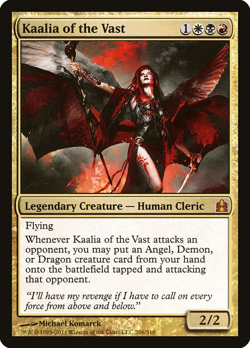 Kaalia of the Vast (206) - Commander 2011 - Game On