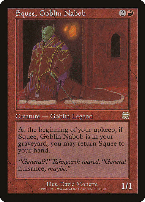 Squee, Goblin Nabob (214) - Mercadian Masques - Game On