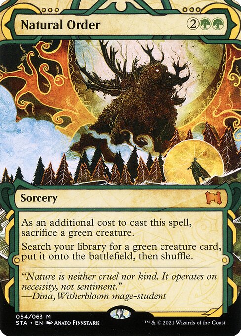 Natural Order (54) - BORDERLESS - Strixhaven Mystical Archive - Game On