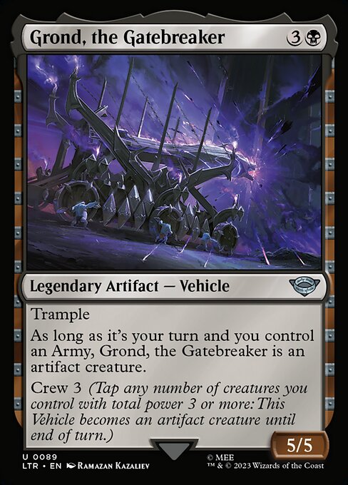 Grond, the Gatebreaker (89) (Foil) - The Lord of the Rings: Tales of Middle-earth - Game On