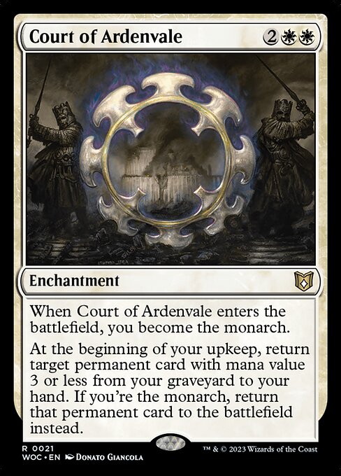 Court of Ardenvale (21) - Wilds of Eldraine Commander - Game On