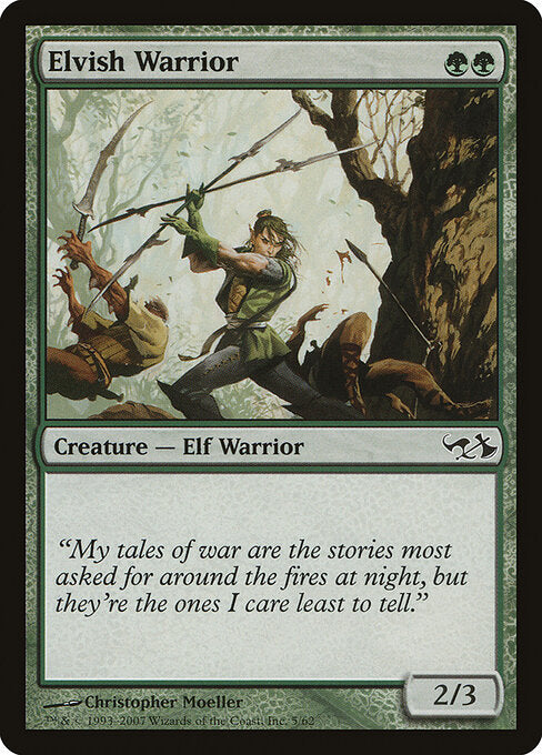 Elvish Warrior (5) - Duel Decks: Elves vs. Goblins - Game On