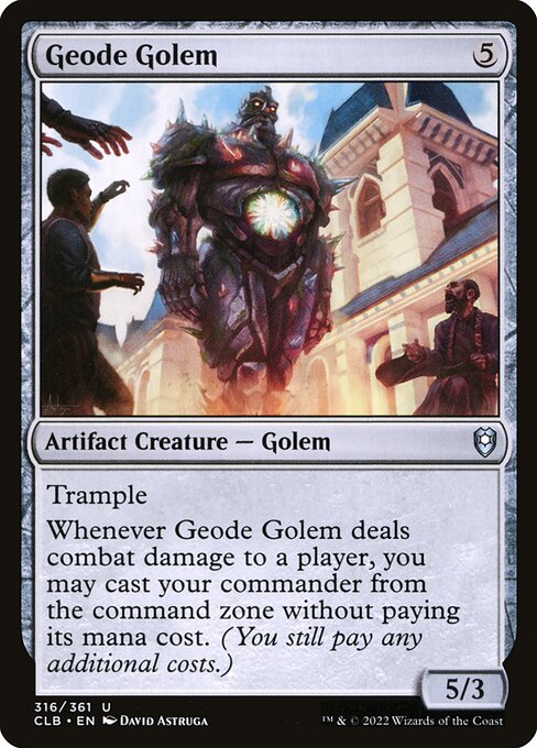Geode Golem (316) - Commander Legends: Battle for Baldur's Gate - Game On