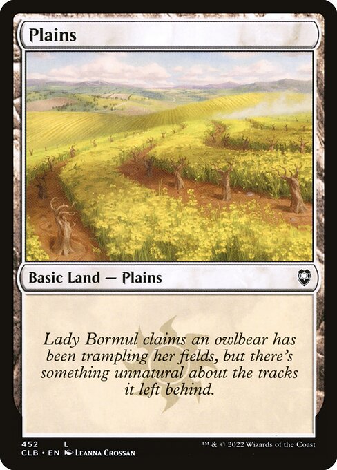 Plains (452) - Commander Legends: Battle for Baldur's Gate - Game On