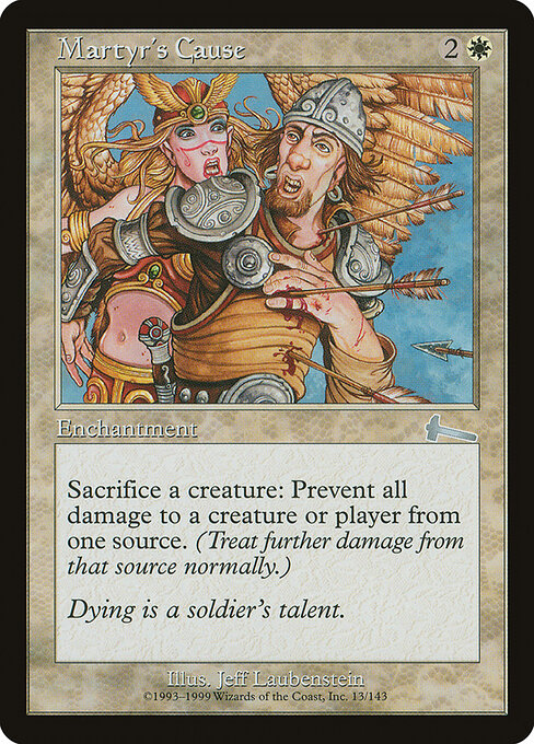 Martyr's Cause (13) - Urza's Legacy - Game On