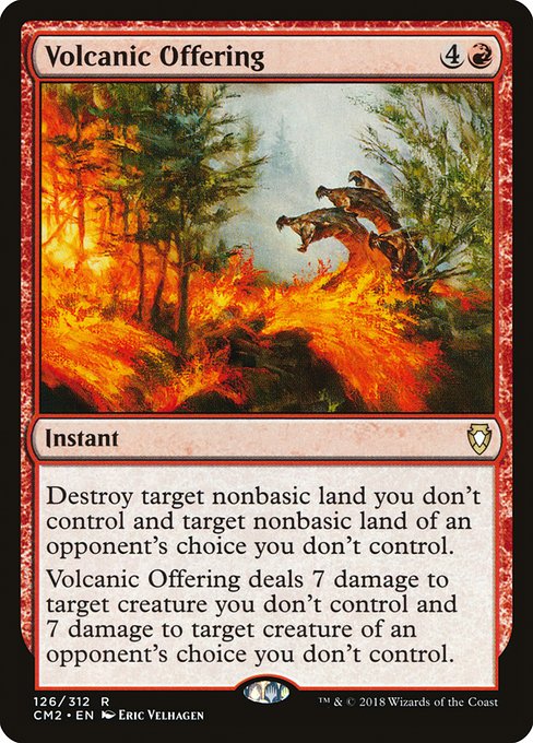 Volcanic Offering (126) - Commander Anthology Volume II - Game On
