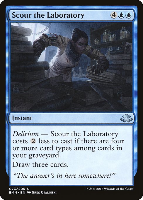 Scour the Laboratory (73) (Foil) - Eldritch Moon - Game On