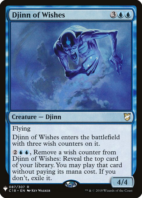Djinn of Wishes (C18-87) - The List - Game On