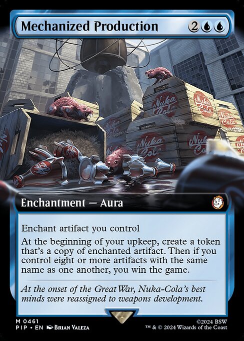 Mechanized Production (461) - EXTENDED ART - Fallout - Game On