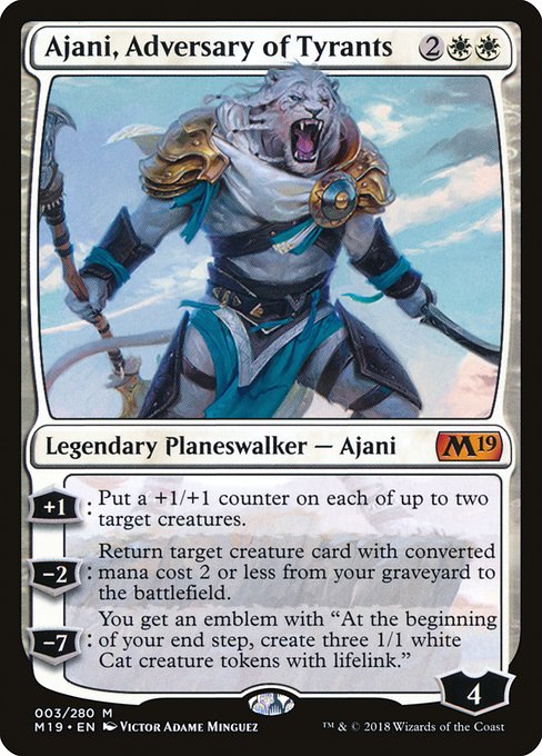 Ajani, Adversary of Tyrants (3) - Core Set 2019 - Game On
