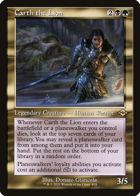 Carth the Lion (418) - Modern Horizons 2 - Game On