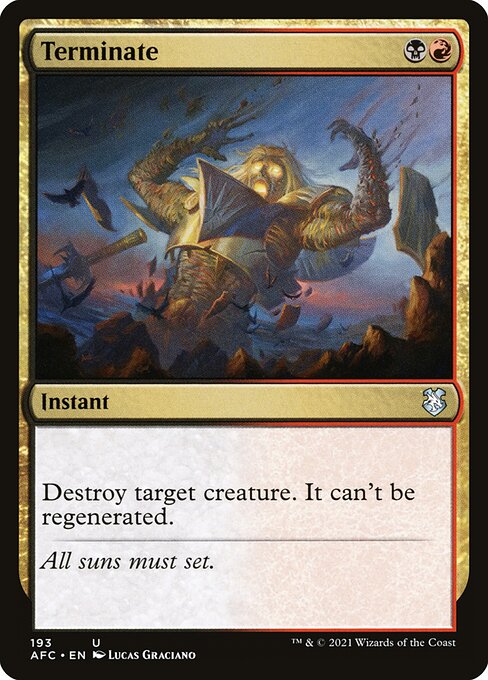 Terminate (193) - Forgotten Realms Commander - Game On