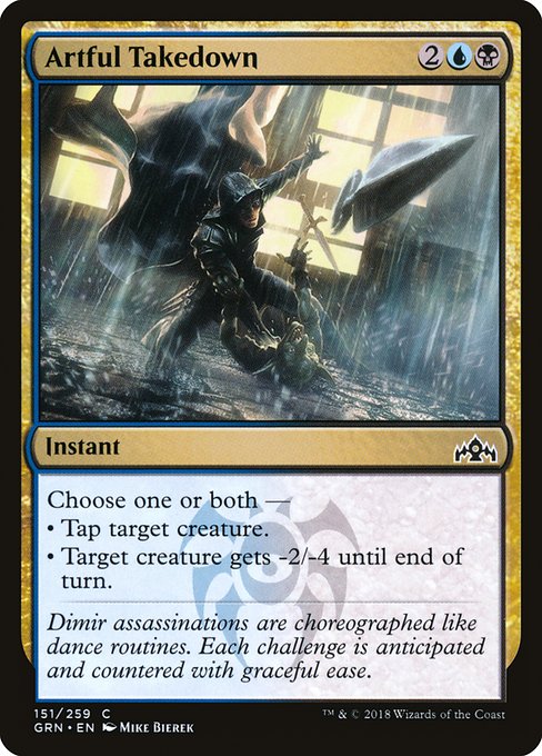 Artful Takedown (151) (Foil) - Guilds of Ravnica - Game On