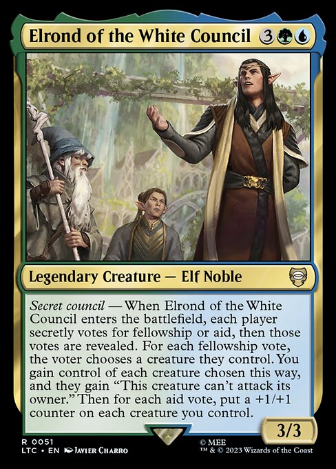 Elrond of the White Council (51) - Tales of Middle-earth Commander - Game On