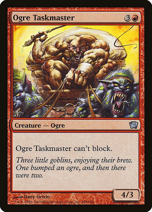 Ogre Taskmaster (205★) - Ninth Edition - Game On